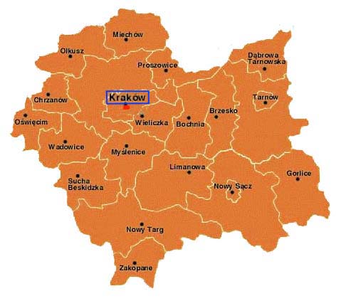 Malopoľsko pri slovenských hraniciach