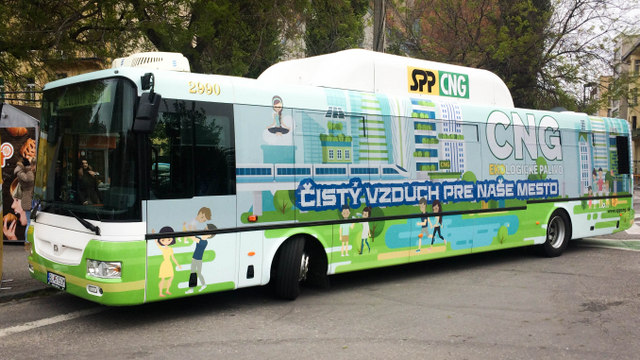 Nový ekologický autobus v Bratislave
